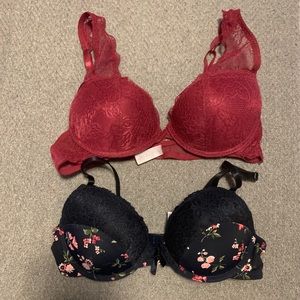 Lot of 2 bras 34B, Laura Ashley & Marilyn Monroe